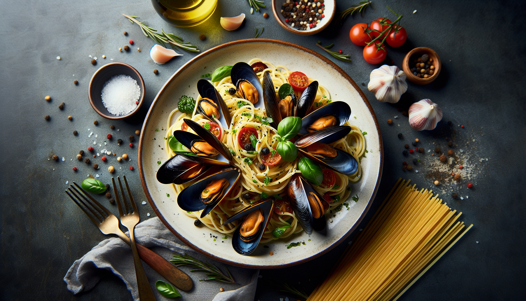 Spaghetti con le cozze